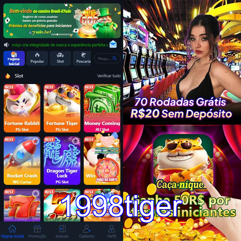 Cadastro no 1998tiger: Comece com um Bônus de Boas-vindas!